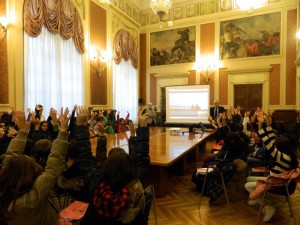 03-12-2015 studenti in sala giunta