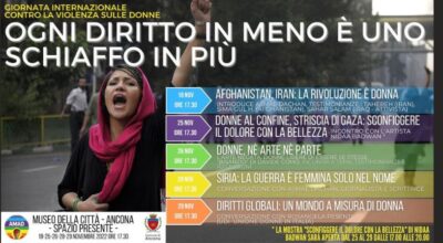 25 NOVEMBRE 2022 – GIORNATA INTERNAZIONALE CONTRO LA VIOLENZA ALLE DONNE