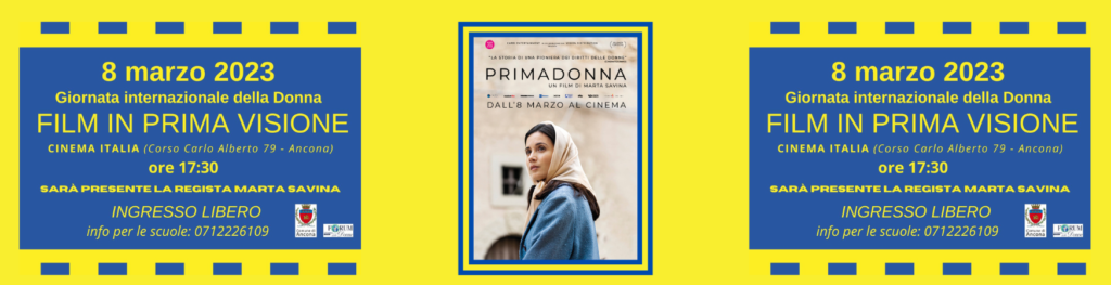 8 MARZO: AL CINEMA ITALIA LA PROIEZIONE DEL FILM “PRIMADONNA”