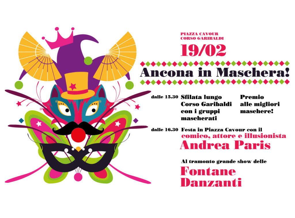 “ANCONA IN MASCHERA”: IL CARNEVALE NEL CUORE DELLA CITTA’