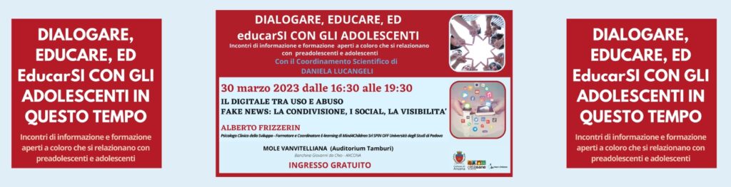 ADOLESCENTI: ALLA MOLE UN INCONTRO SULL’USO CONSAPEVOLE DEL DIGITALE