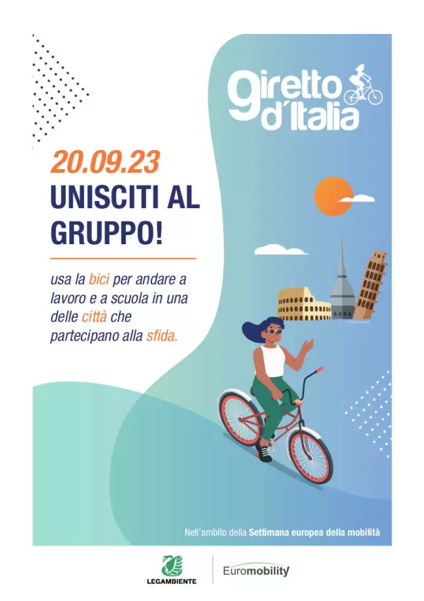 MOBILITY WEEK: IL 20 SETTEMBRE LASCIA L’AUTO E PRENDI LA BICI!