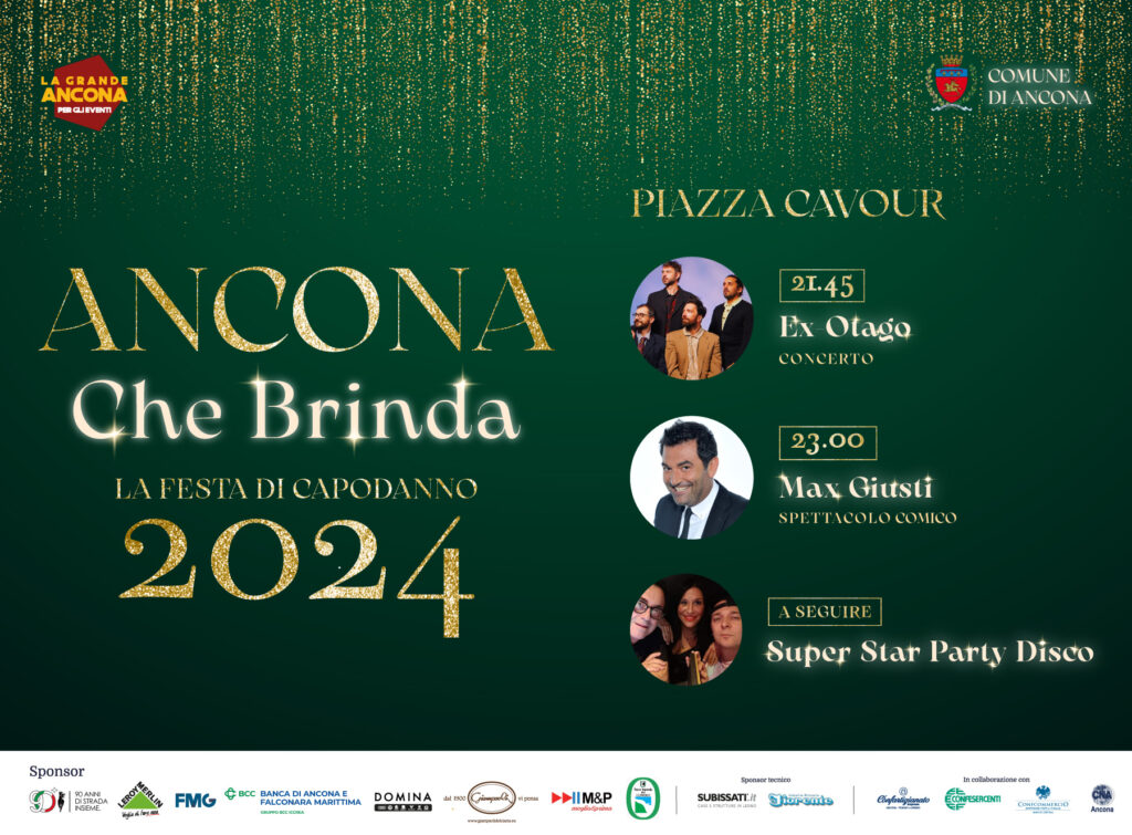 “ANCONA CHE BRINDA”, IL CAPODANNO IN PIAZZA CAVOUR