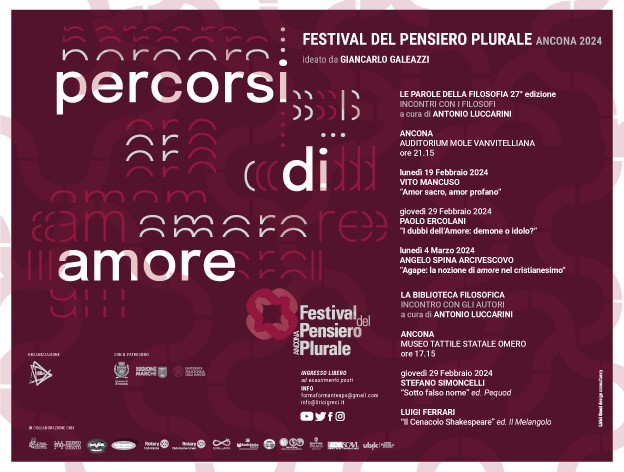 FESTIVAL DEL PENSIERO PLURALE, PROSSIMO APPUNTAMENTO IL 4 MARZO