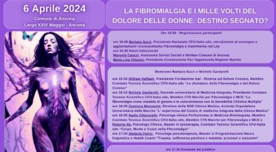 FIBROMIALGIA: ESPERTI A CONFRONTO IN UN CONVEGNO PATROCINATO DAL COMUNE