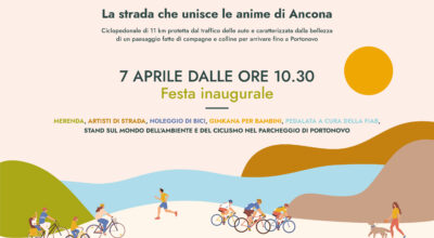 DOMENICA 7 APRILE L’INAUGURAZIONE DELLA CICLOPEDONALE DEL CONERO