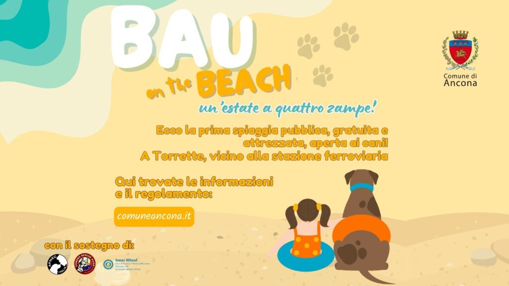 BAU ON THE BEACH: A TORRETTE LA NUOVA SPIAGGIA PER CANI