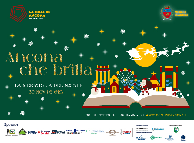 ANCONA CHE BRILLA, ECCO IL PROGRAMMA DI NATALE. BRITTI IN CONCERTO A CAPODANNO